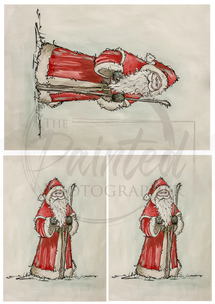 Lea's Father Christmas Multiple - Connie's Rice Paper